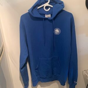 Beautiful Sky Blue Champion Eco 50/50 Hoodie Rosedale Class of 2022 High Quality